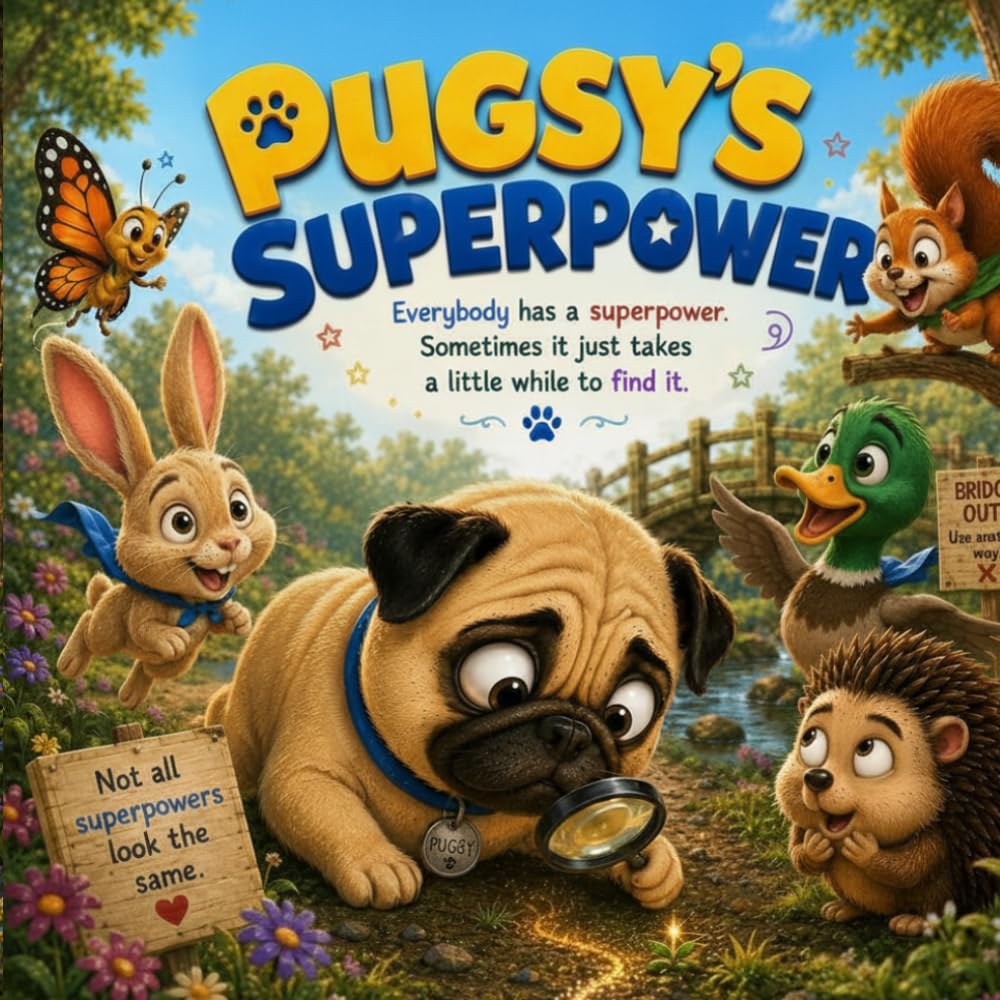 Pugsy's Superpower: A Story About Discovering What Makes You Special (Pugsy Life Skills Collection)