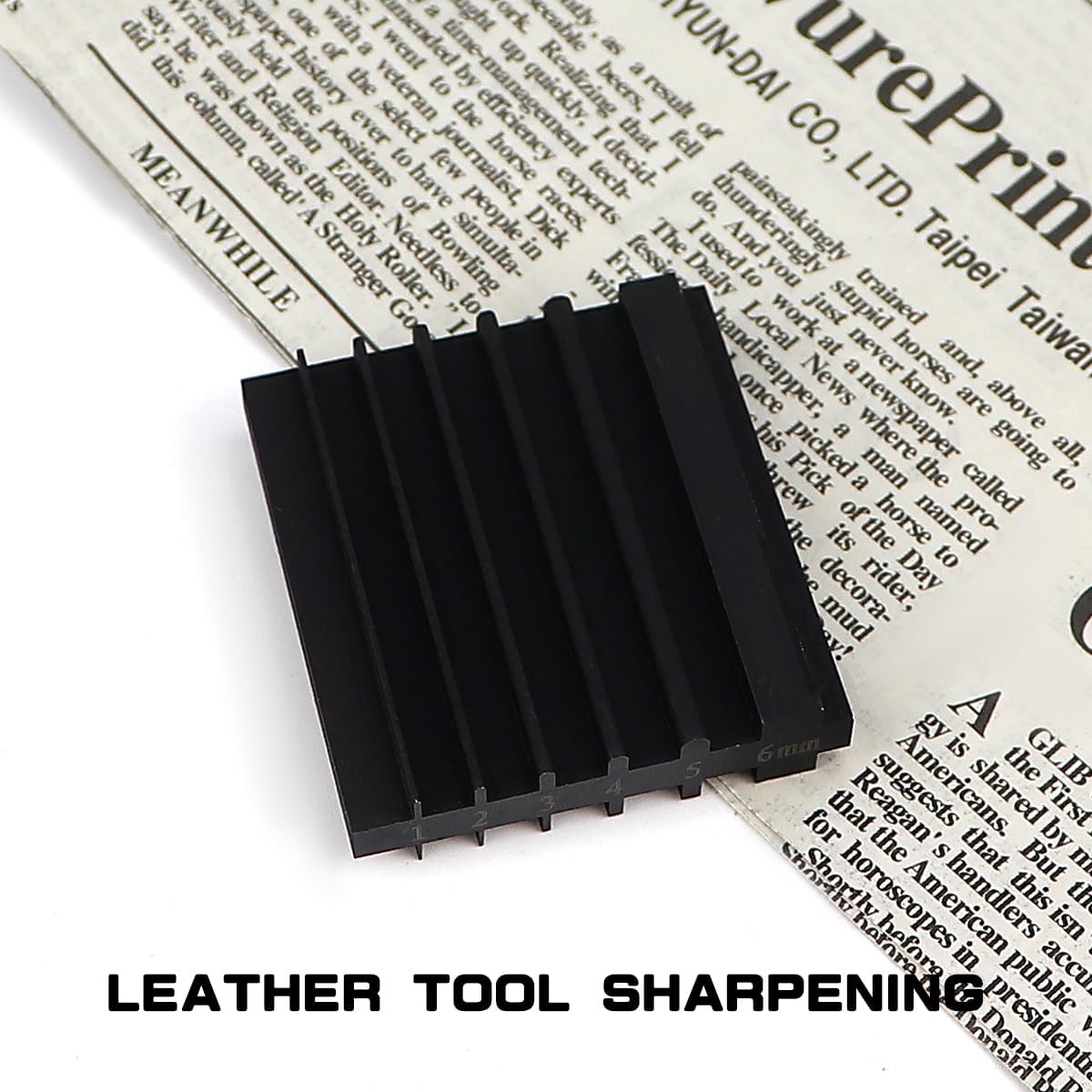 Leather Beveler Sharpen, Leather Cutter Head Sharpen,Leather Edge Bevelers Grinding Tool, Wide Shovel Cutting Thinner Edge Skiving Tool for DIY Leathercraft