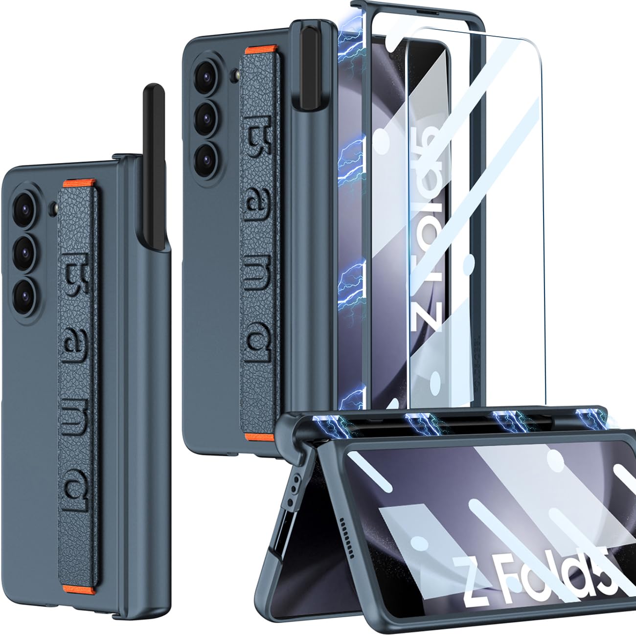 Coque de protection premium pour Samsung Z Fold 5 avec charnière magnétique robuste - 7