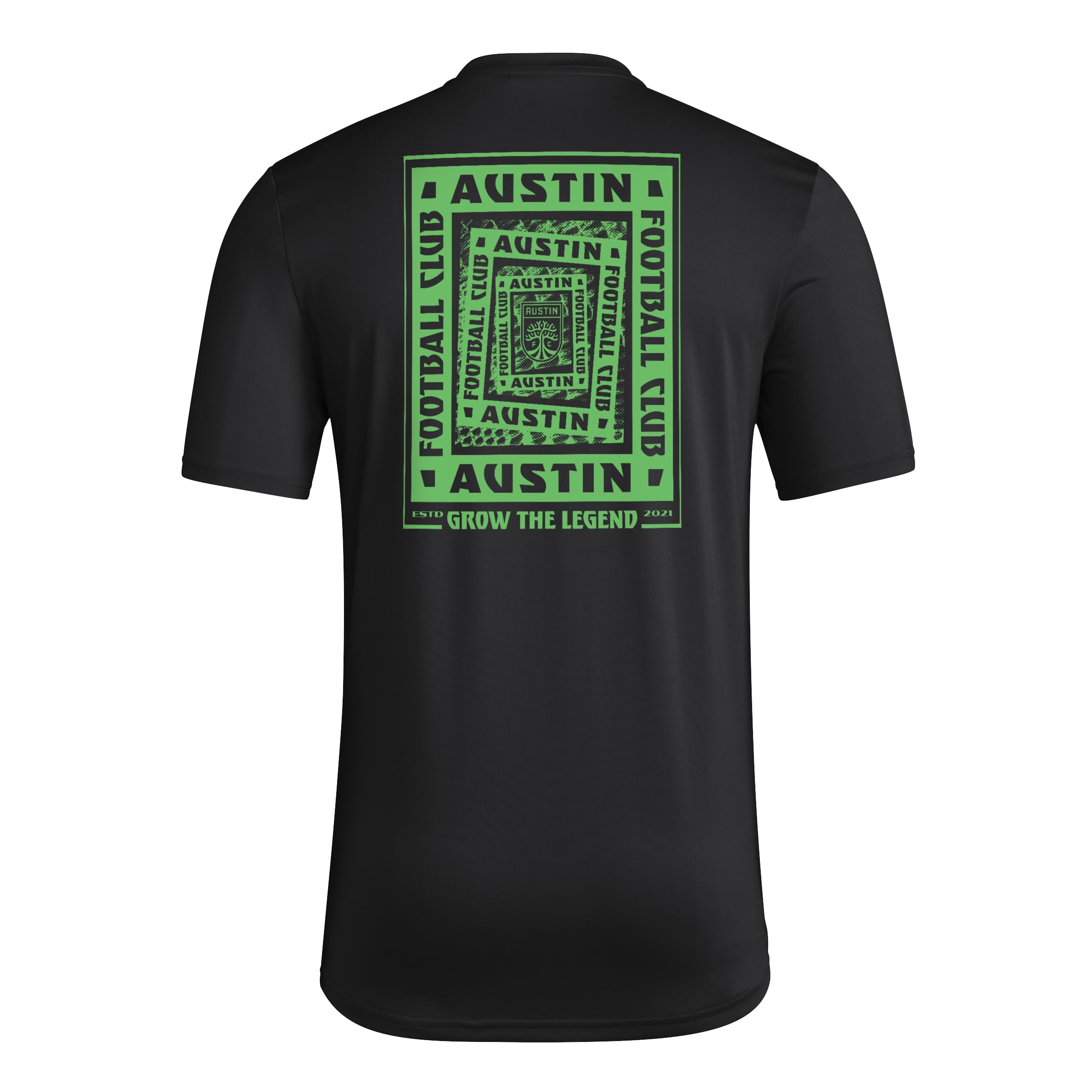 adidas Koszulka z krótkim rękawem Austin Fc Local Warp Pre-game Mężczyźni Austin Fc Local Warp Pre-game Short Sleeve T-shirt