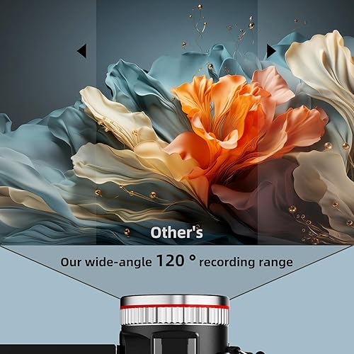 Miniatura 2 de Videocámara 4K 60FPS, UHD 64MP Vlogging Cámara dual para TikTok YouTube, zoom digital 21X 3 pulgadas IPS pantalla grabadora de video cámara con