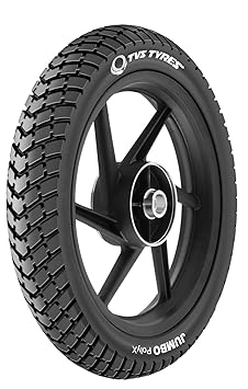 TVS Tyres Jumbo Poly X 100/90-17 56P Tube-Type Bike Tyre,Rear