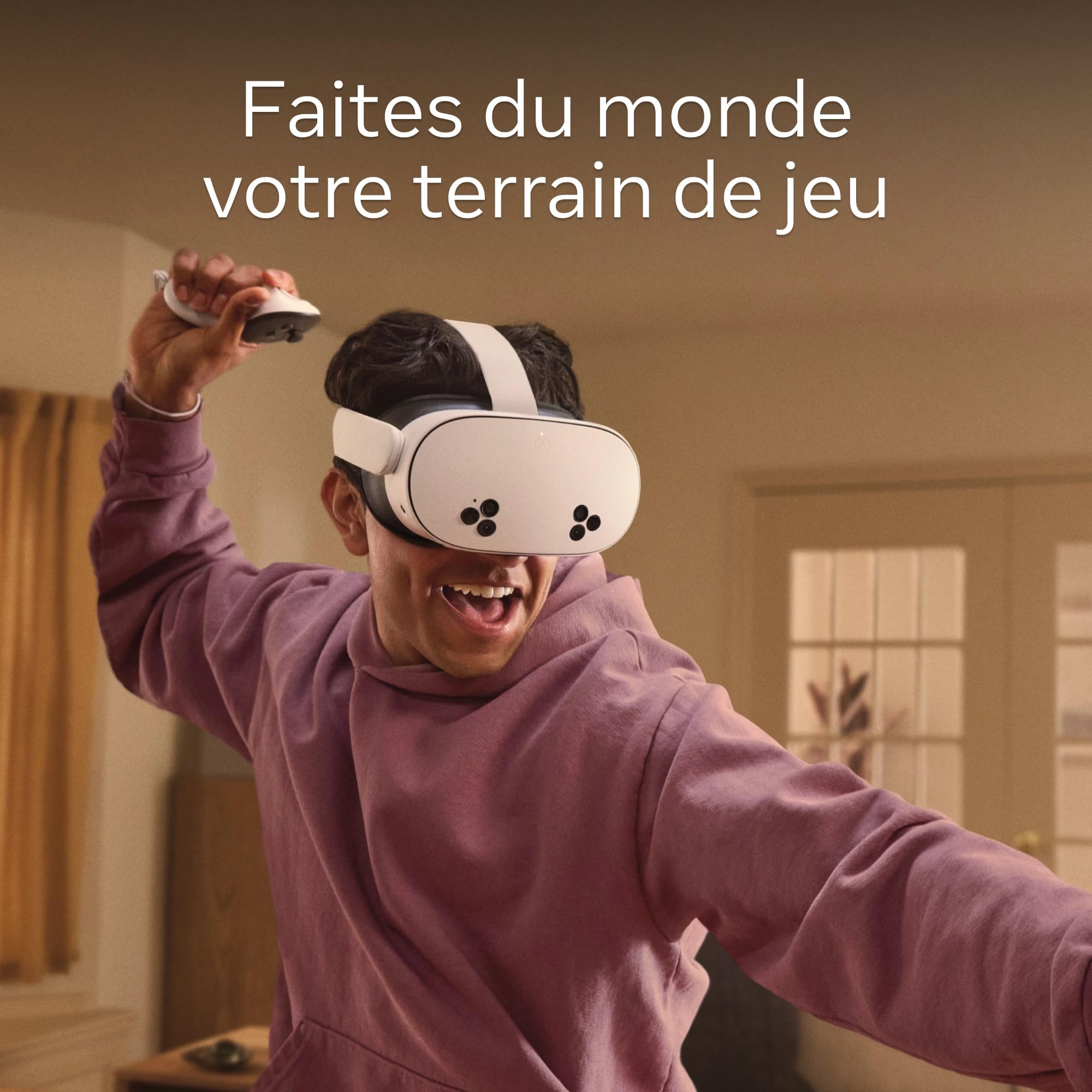 Meta Quest 3S 128 Go Reconditionné Casque Réalité Mixte Tout-en-Un