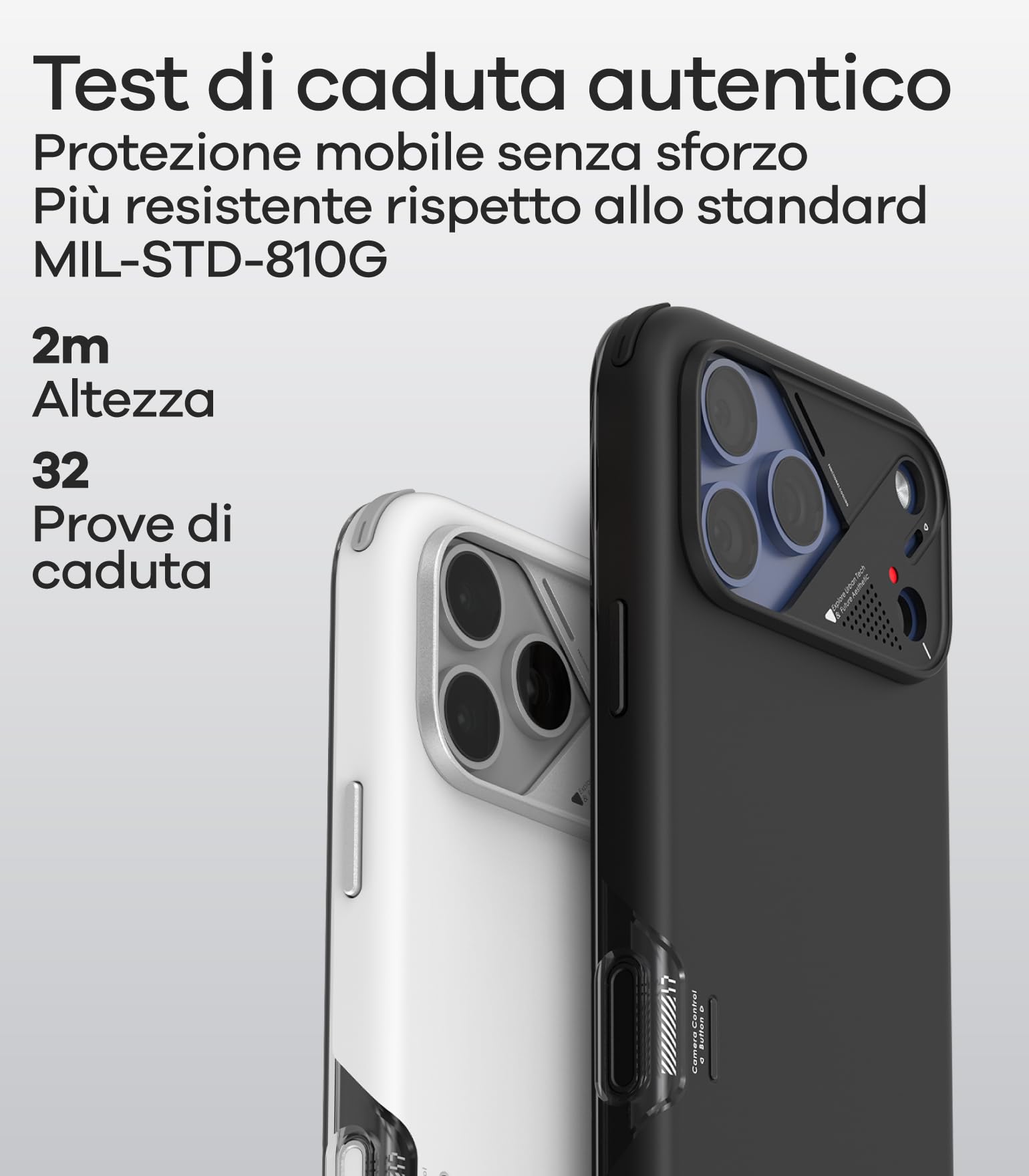 Aulumu A17 Cover per iPhone 17 Pro Max Compatibile con MagSafe Custodia Militare Antiurto, CoolHyper Raffreddamento, Telaio in Lega di Alluminio, Protezione Composita Multistrato Case, Bianco
