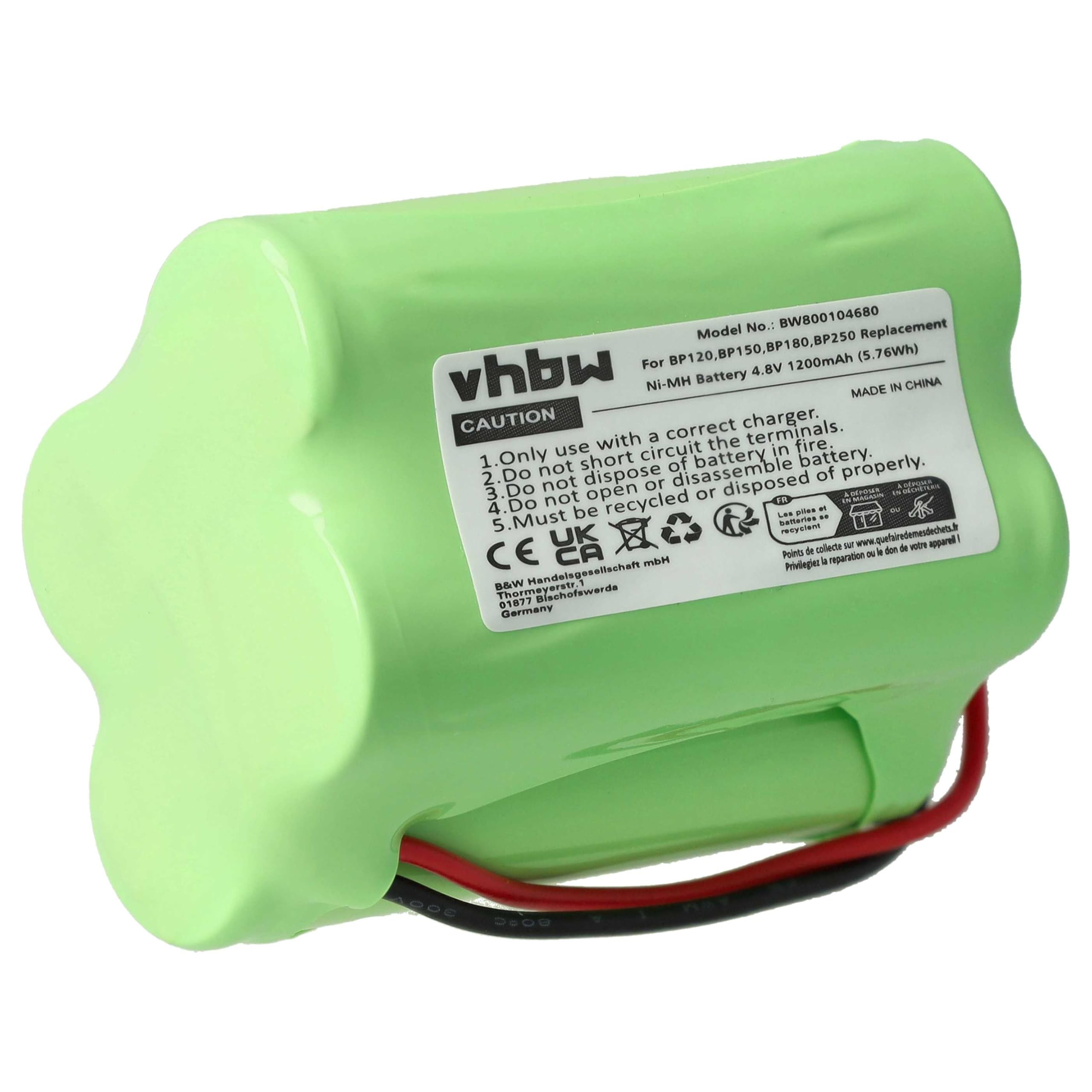 800mAh Replacement Battery For Uniden Bearcat BC245, BC250, BC296 Scanners – HQRP Brand