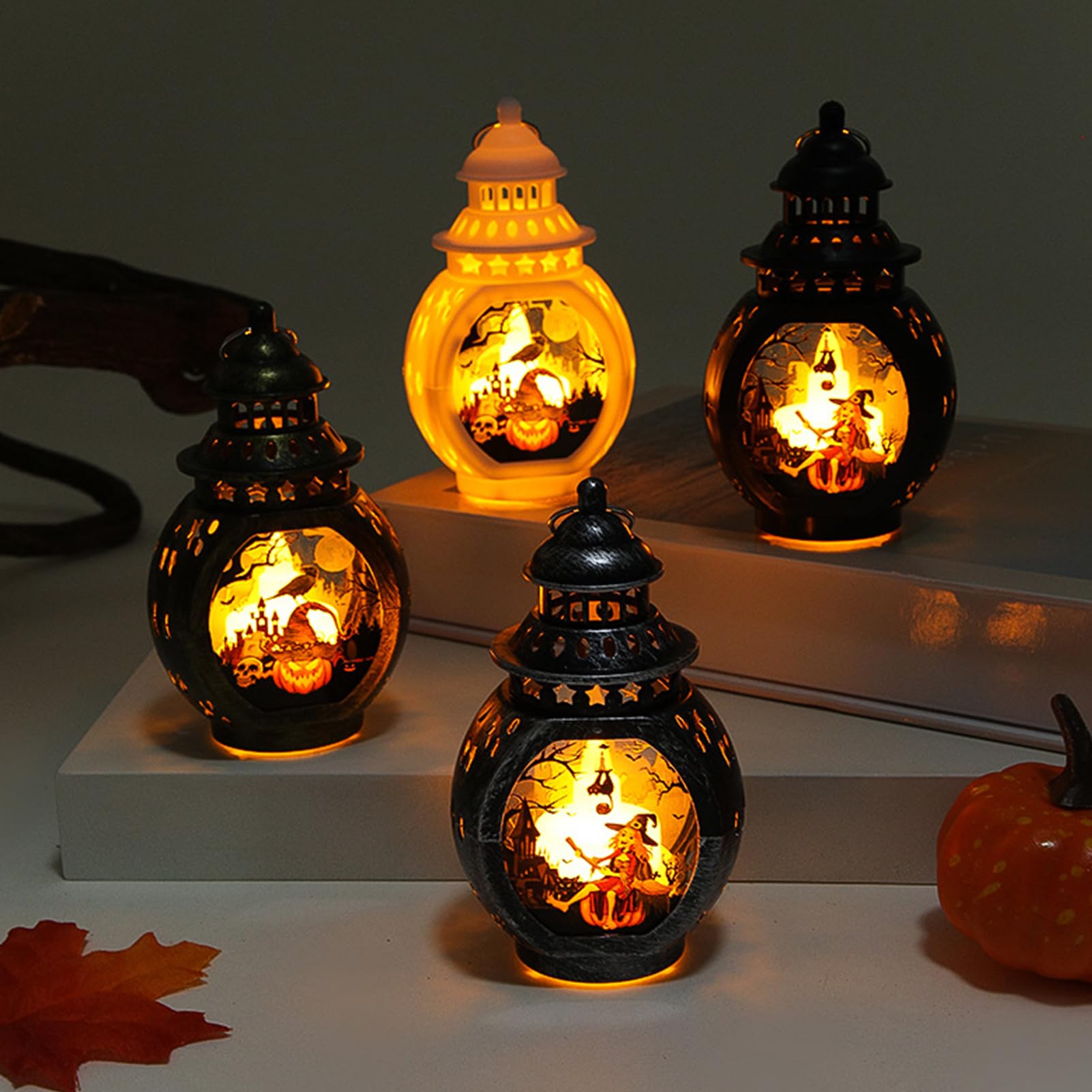 Folat Lanterne Bâton Rouge Violet - 40 Cm (40 Cm, 1 X