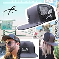 Vista 76 de Grace Folly - Gorra trucker unisex gorra de malla con cierre trasero negro (Black with Fade)