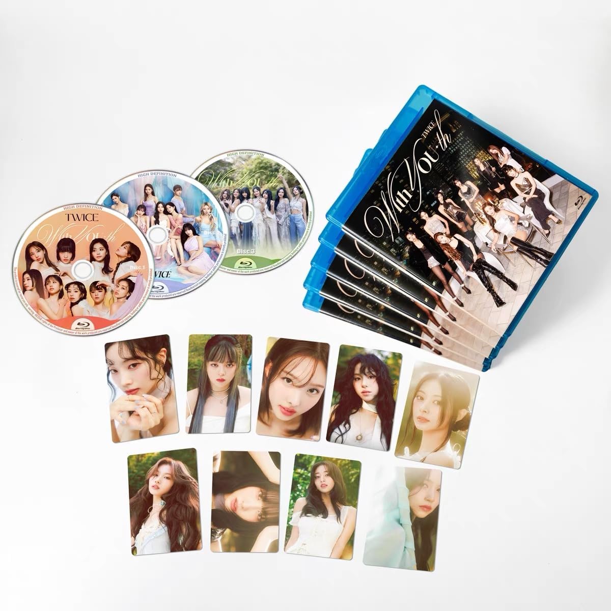 ウィン] TWICE Blu-ray 2024 最新 全85曲を収録した3枚組 MV