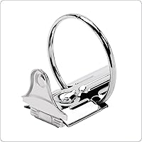 Vista 6 de Cardinal 3 Ring Binders, Round Rings, Holds 350 Sheets, ClearVue Presentation View, Non-Stick, Assorted Colors (79550), 1.5 Inch (Pack of 4)