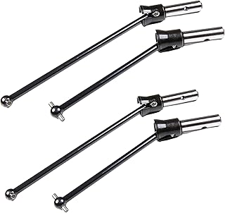 GTBRacing Steel Front Rear Driveshaft Dogbones for 1/8 RC Car Mad Force Kruiser Foxx Mad Crusher USA-1 (4pcs/Set)