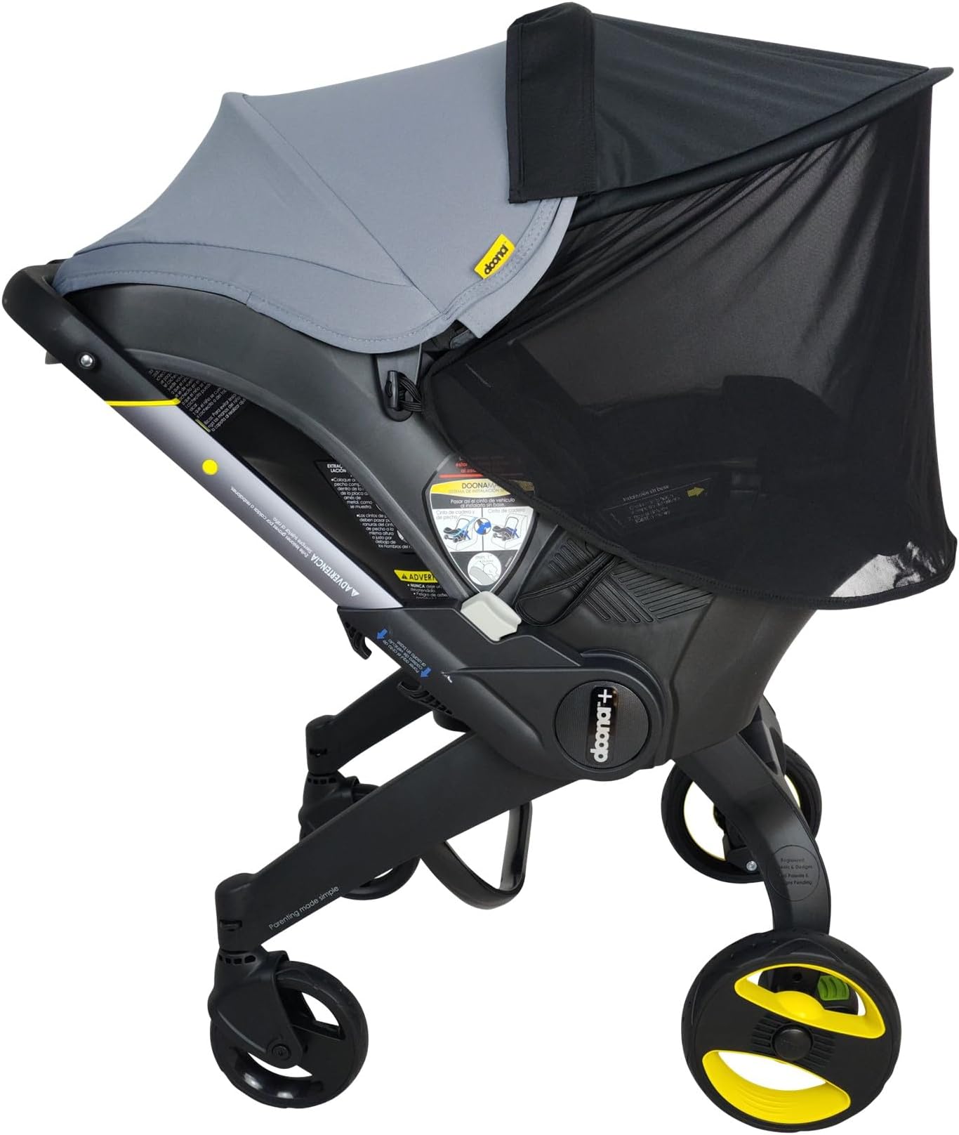 - Doona Sunshade Extension | Doona Accessories Stroller for Summer | Car Seat Cover Attachment for Sun Protection | Carseat Canopy for Baby Sun Shade Extender | Also Compatible with Carseat