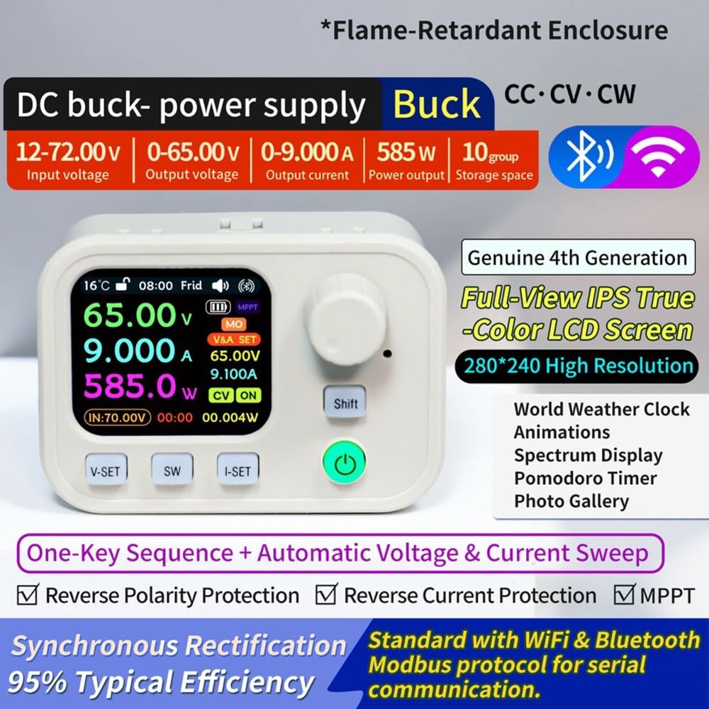 Zasilacz DC Step-Down Wysoka 585W 65V 9A 12-72V Wejście