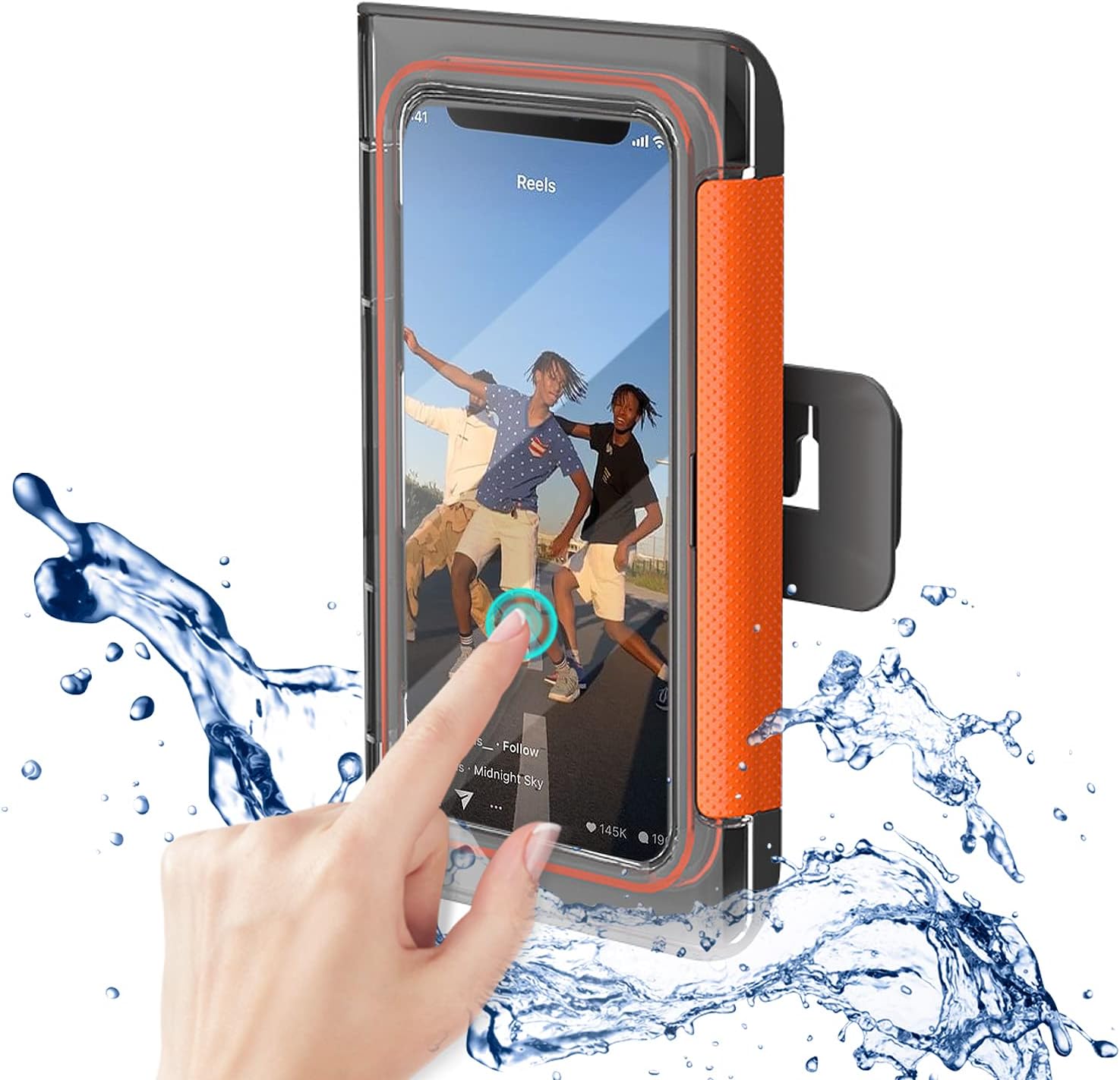 Waterproof Shower Phone Holder with Wall Mount, Jamaica Ubuy