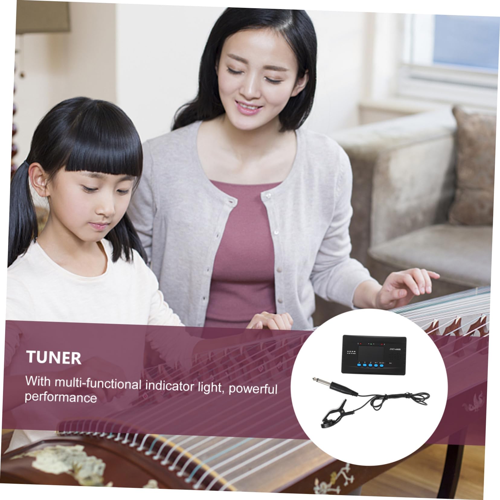 Toyvian 3 zestawy Guzheng gitarowy Humbucker metronomowy basowy akcesoria do instrumentów dźwiękowych narzędzie do tuningu Guzheng akcesoria do instrumentów