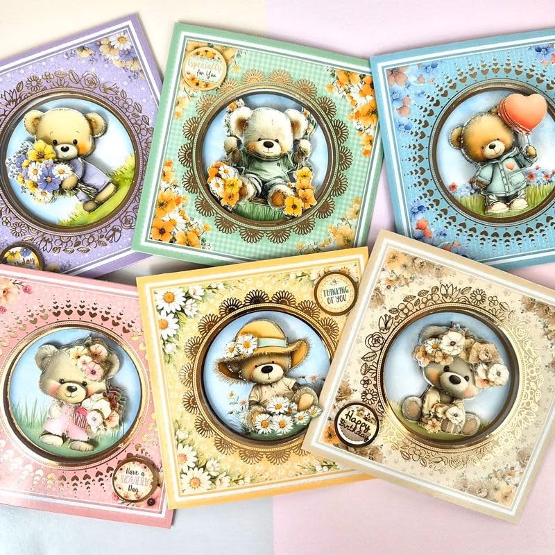 Hunkydory - Delightful Bears Decoupage Kit - CONCEPT143 - RRP £14.99
