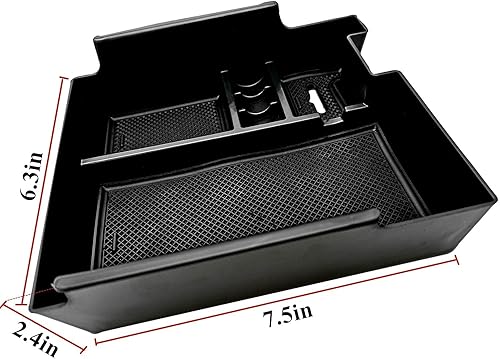 Miniatura 3 de Organizador de consola central Caja de almacenamiento interior para Ford Explorer 2019 2018 2017 2016 2015 2014 2013 2012 Accesorios Bandeja de