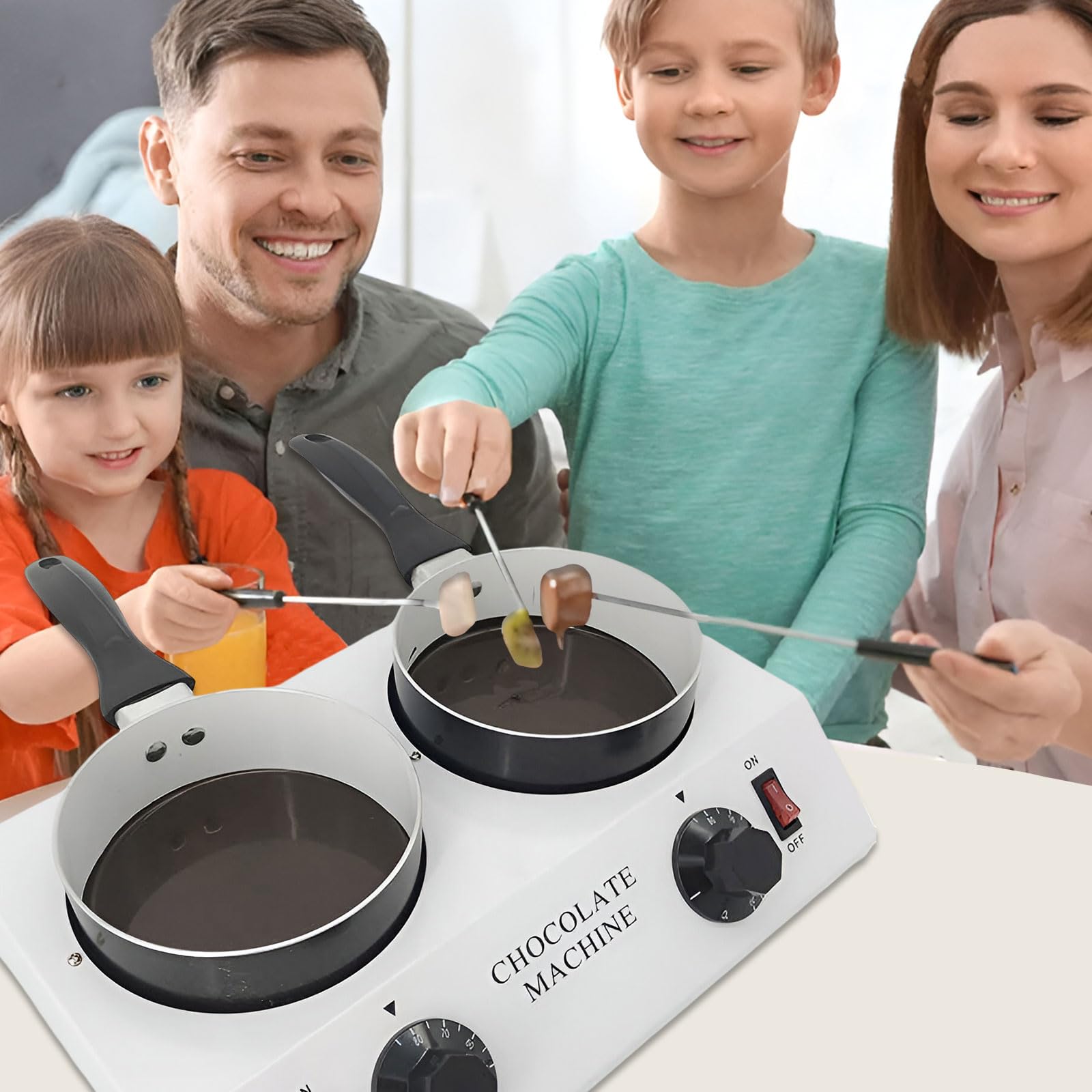AIZYR Fondoir À Chocolat Électrique Fût À Chocolat Chaud, Machine À Tempérer Le Chocolat Chauffage du Chocolat, des Bonbons, du Beurre Et du Fromage