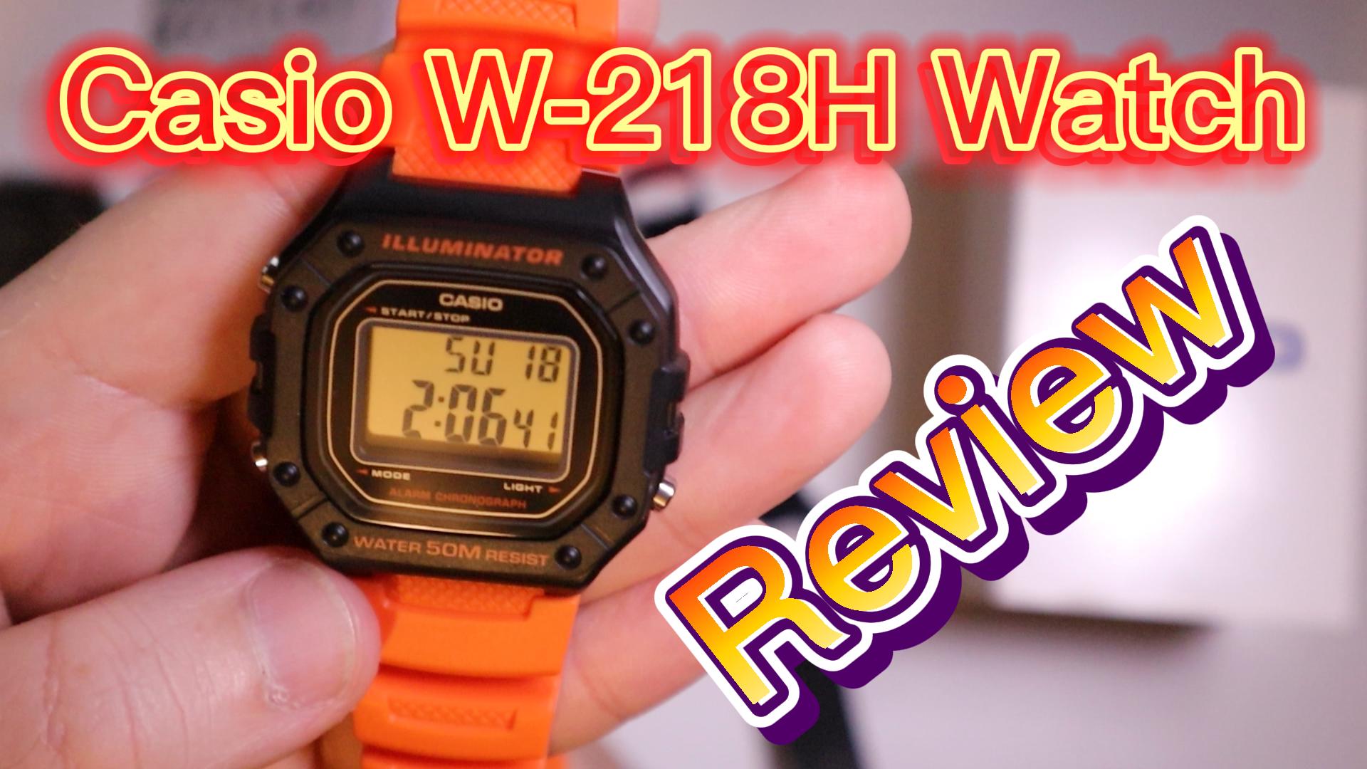 もち様　w28 Watch Casio W-218H Watch Review on Amazon Live