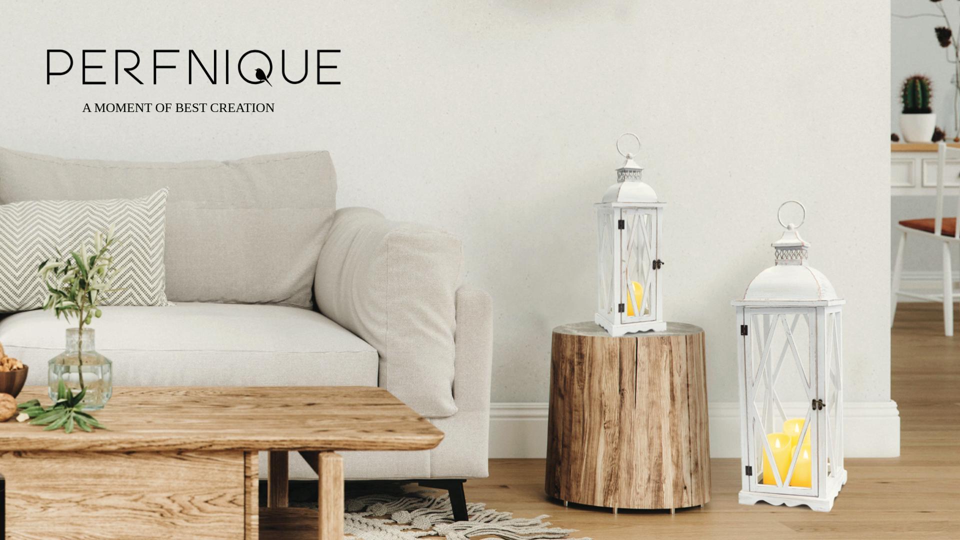 Amazon.com: Perfnique Farmhouse Outdoor Lanterns for Patio, Set of