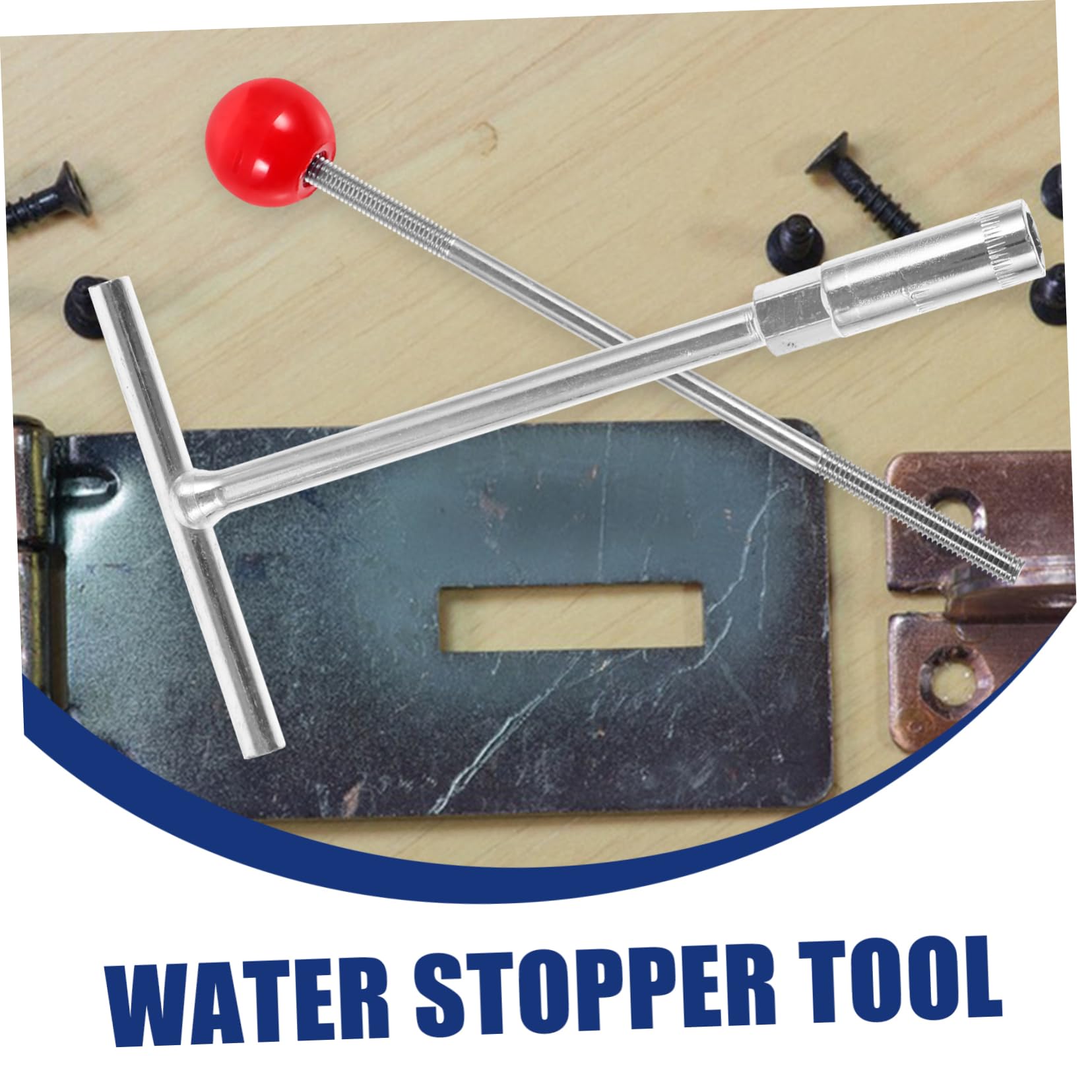 Uonlytech Llave De Tope Para Tubería De Agua Termofusible Con Pasadores De 1/2 3/4 Y 1 Pulgada Herramienta De Plomería Para Reparación De Fugas Fácil Y Versátil 6.69X3.77X0.51In
