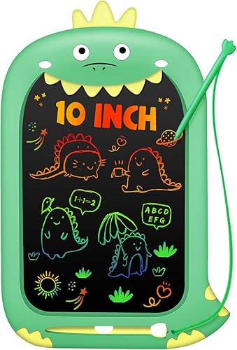 Juguetes para niños de 1 a 2 años, tableta de dibujo de 10 pulgadas, tableta de escritura LCD para niños, juguetes de aprendizaje para niños de 1,