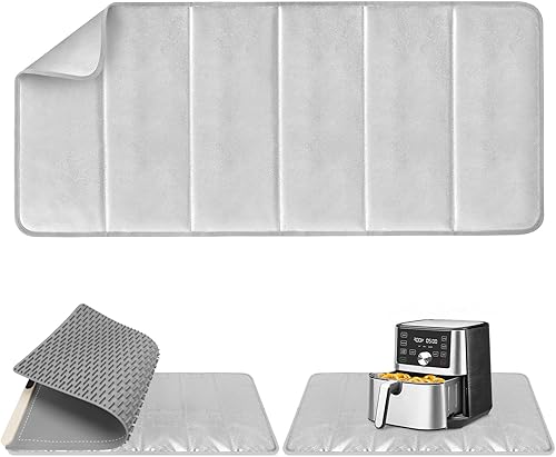 Miniatura 1 de FYY Tapete resistente al calor para alfombrillas de calentamiento de alimentos, mesas de 35.4 x 15.4 pulgadas protegidas, hasta un 50% de bloqueo de