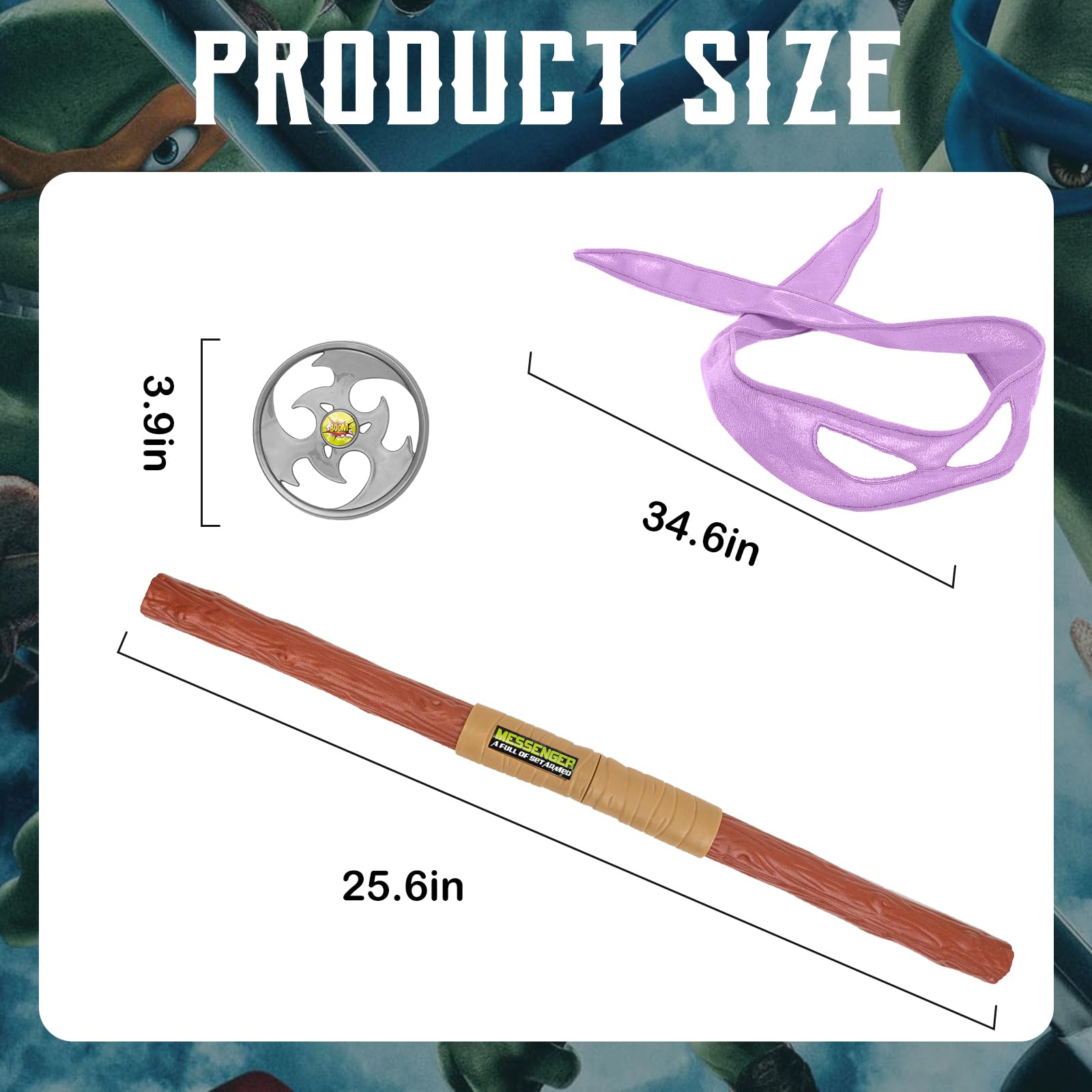 Snapklik.com : Avazera Superhero Turtle Cosplay Costume Props Kid ...