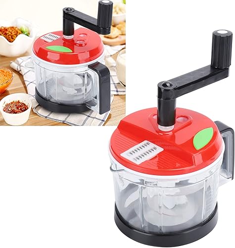 Vista 4 de eecoo Pulsador de picador manual de alimentos molinillo multifunción Juicer de verduras