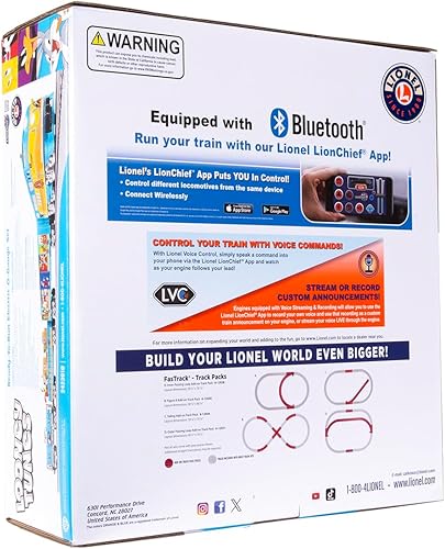 Miniatura 21 de Lionel Looney Tunes Freight LionChief 5.0 - Juego de tren eléctrico de calibre O con Bluetooth y control remoto