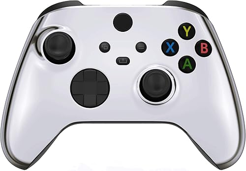 Miniatura 9 de eXtremeRate - Carcasa frontal para Xbox Series X y Xbox S Controller Accesorios personalizados - Controlador no incluido Dorado (Chrome