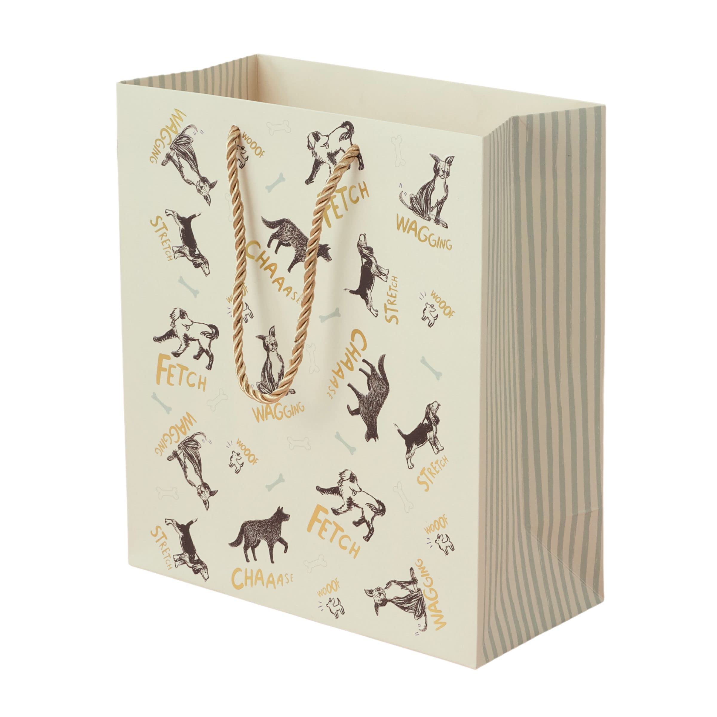 Cardology - Dog Gift Bag, Medium Size, Dog Lover Charity Gift Bag For Birthdays or Celebrations, Dog Gift Bag Medium