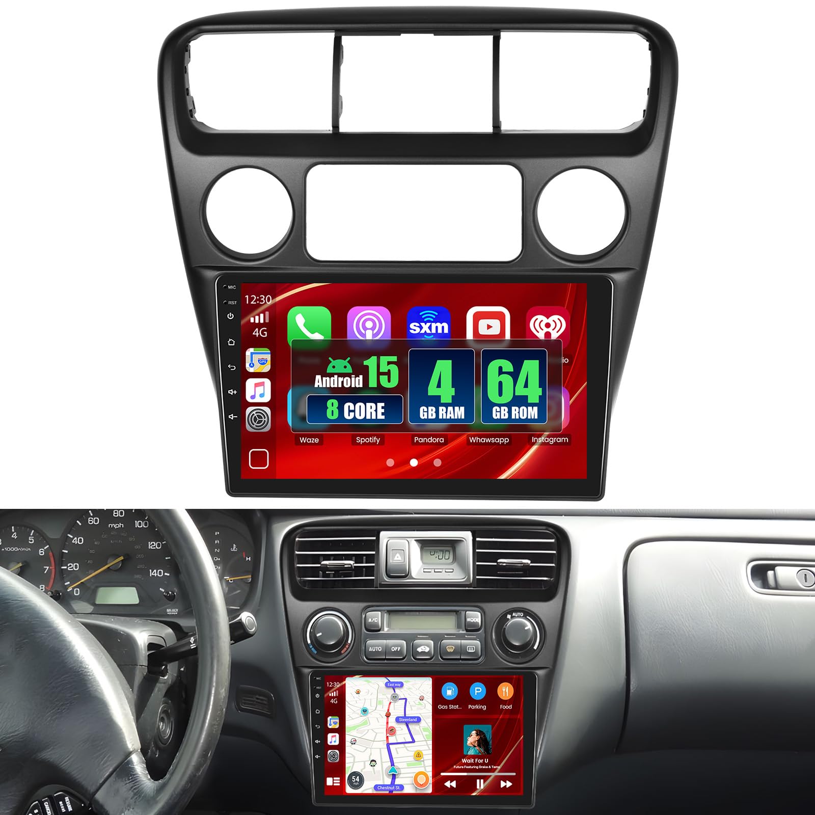 Amazon.com: 8 Core 4+64GB Android 15 Car Stereo for Honda Accord