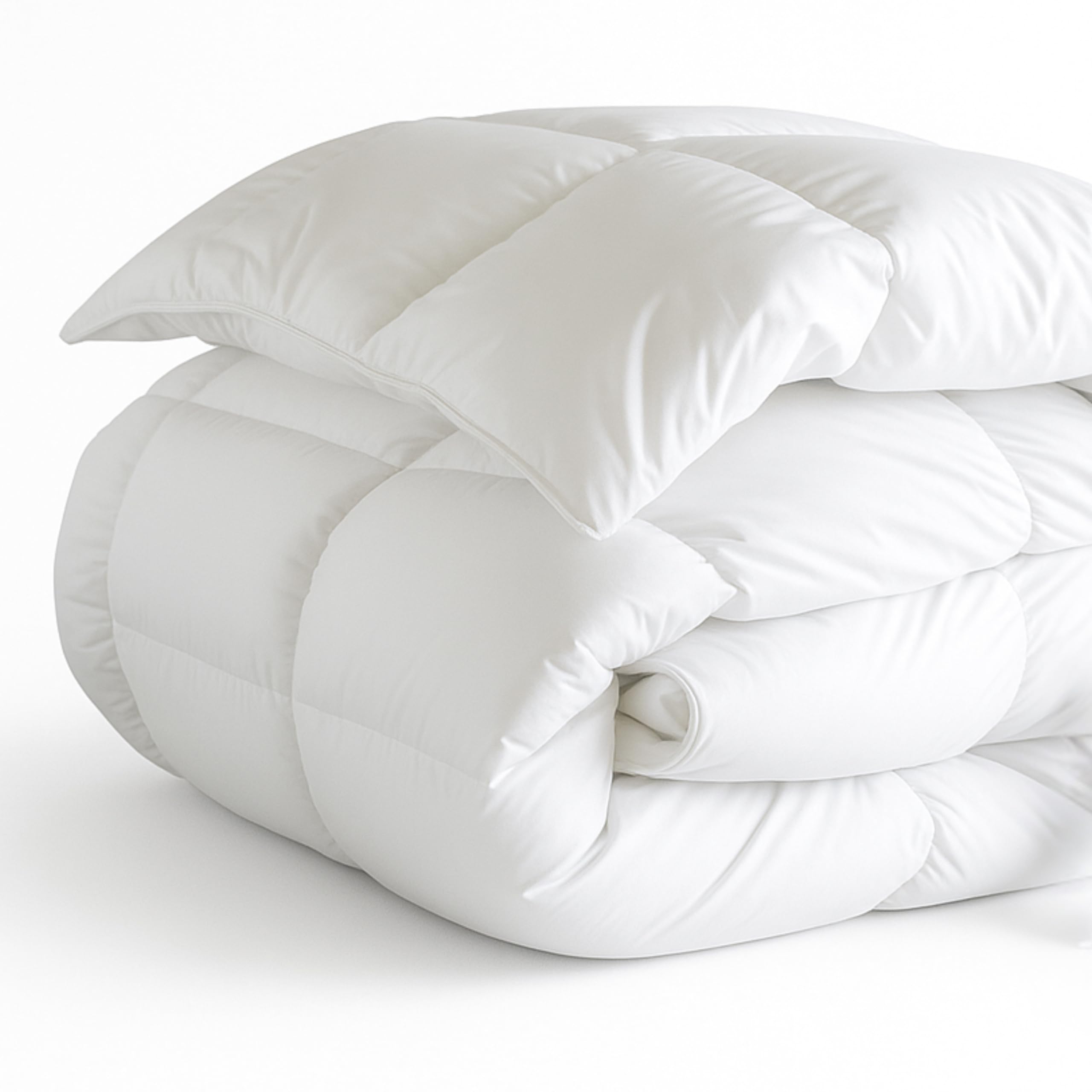 KNERST Piumino Estivo 260x240 - Piumino Letto Singolo/Piumino Matrimoniale in Piuma d’Oca - Trapunta Leggera 90% Piuma 10% Daune - Duvet Traspirante Lavabile Ökotex