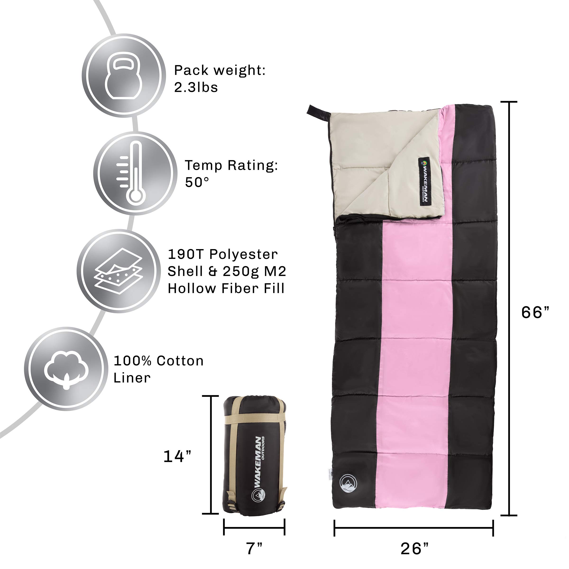 Amazon.com: Lightweight Kids Sleeping Bag - Carrying Bag