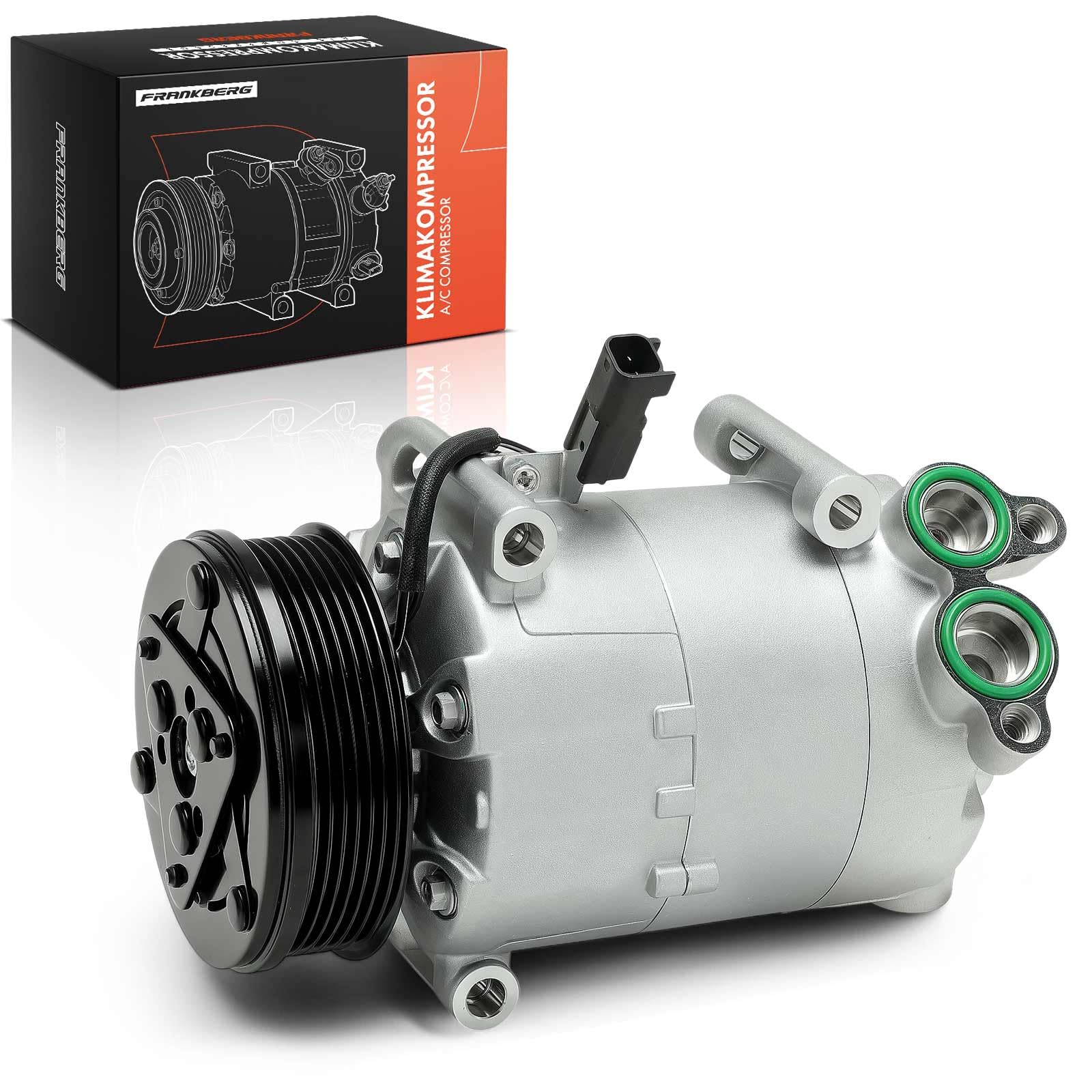 Frankberg Air Conditioning Compressor with Diesel Clutch Compatible with Galaxy WA6 Mondeo IV BA7 K.u.g.a I Focus III C-Max II DXA/CB7 DXA/CEU Grand C-Max Replace# 1852378incl. pre-mixed oil