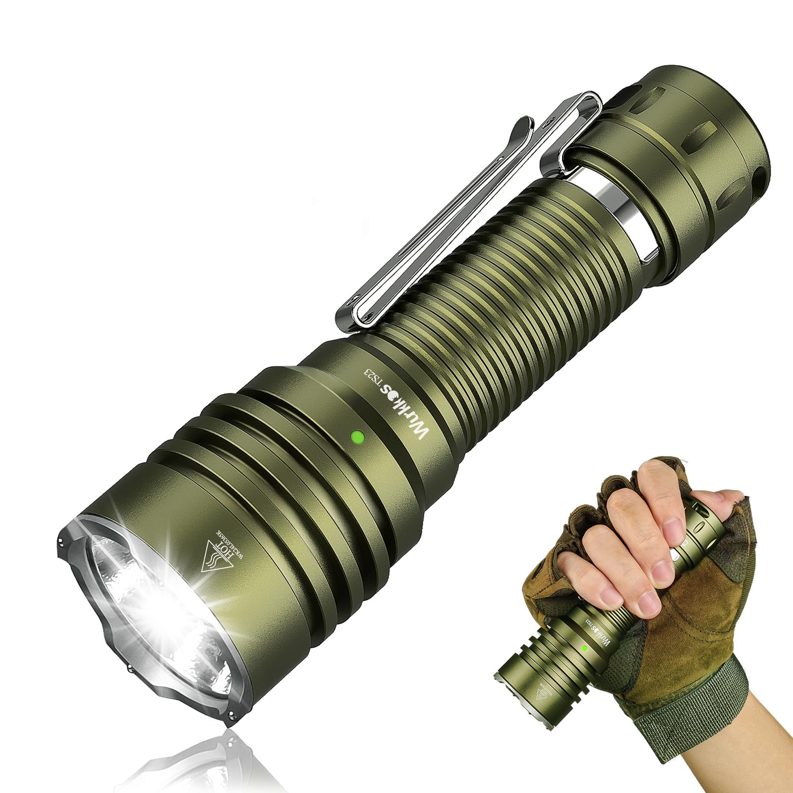 新品 Workkos TS23 5000ルーメン 懐中電灯 Amazon.co.jp: Wurkkos TS23 充電式フラッシュライト ハイ 5000