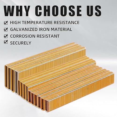 Miniatura 4 de Swpeet 2001 grapas K425 de aproximadamente 14 pulgadas x 1 pulgada de calibre 18 de corona estrecha, grapas de acabado galvanizado para pistolas de