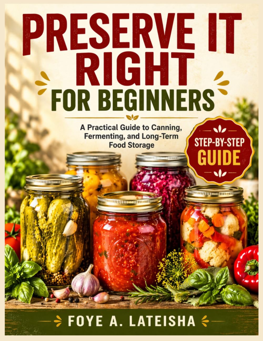 PRESERVE IT RIGHT FOR BEGINNERS: A Practical Guide to Canning, Fermenting, and Long-Term Food Storage