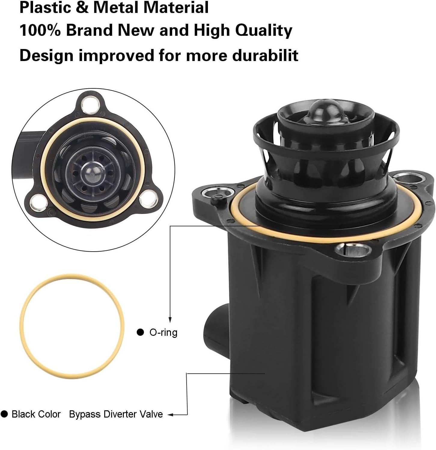 diverter valve Turbocharger Cutoff Valve Bypass Valve for 06H145710D 7.01830.13.0