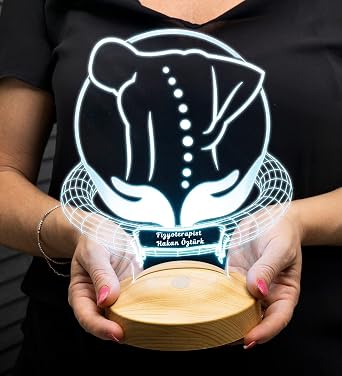Fizyoterapiste Hediye Kişiye Özel 3D Led Lamba