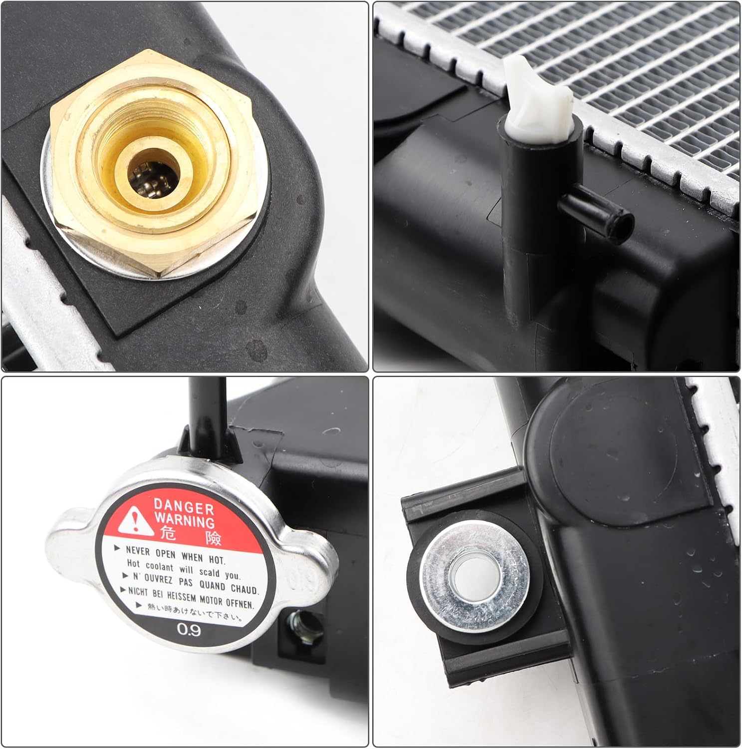 Engine Radiator Compatible With Toyota Forklift 8FGCU20 8FGCU25 8FGCU30, Replace 16410-U2201-71