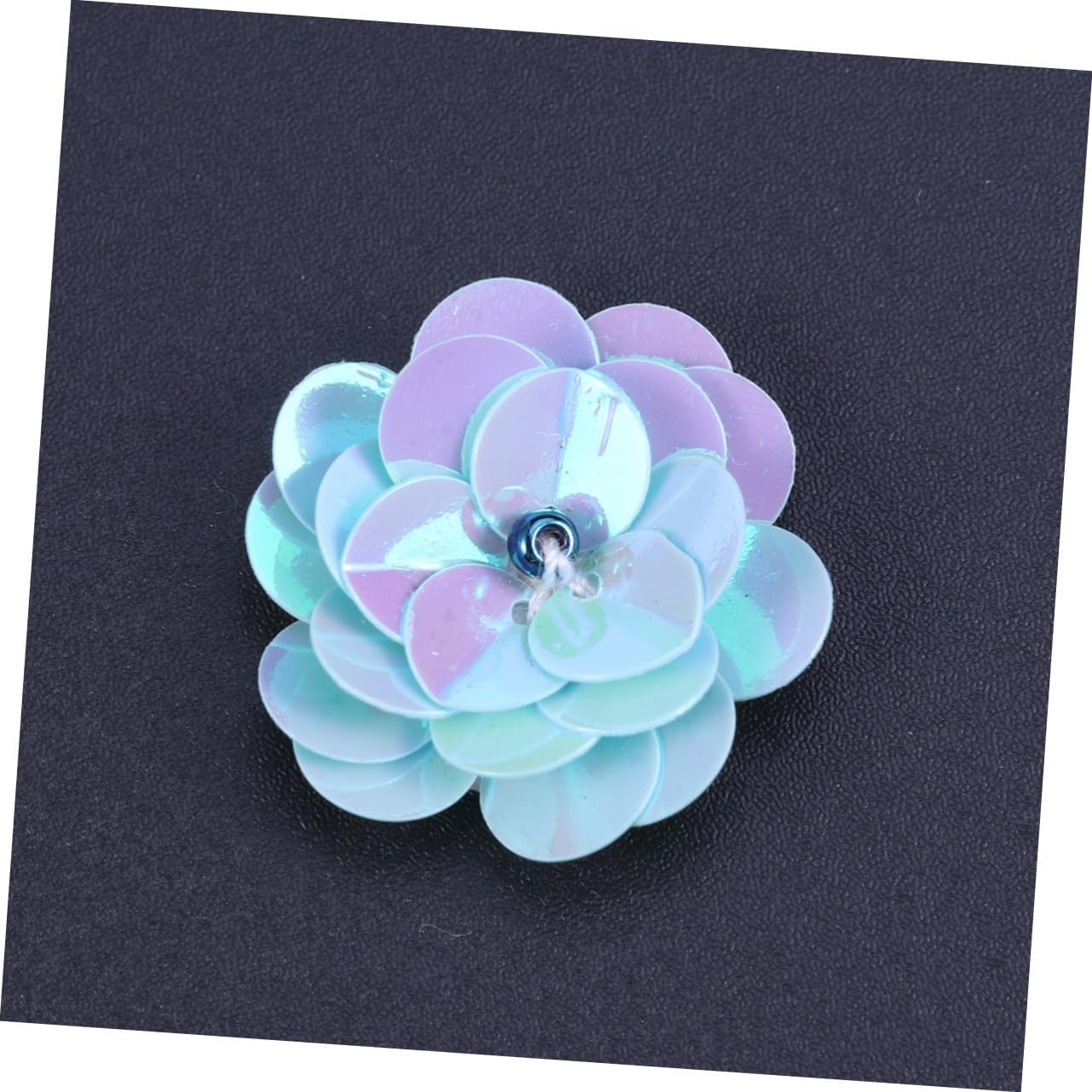 Handmade Beaded Flower Applique Flower Sequins for Craft Dress and Shoe Embellishments