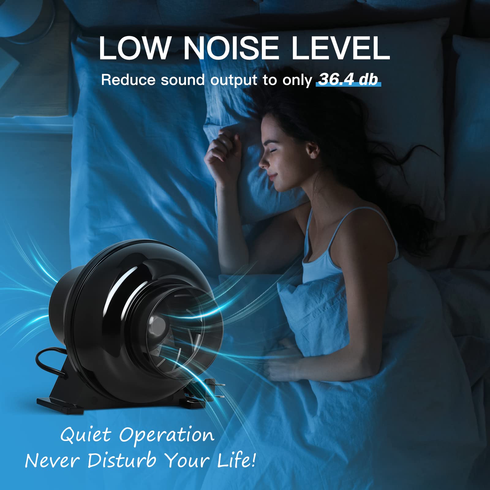 Amazon.co.jp: iPower 4インチ 230 CFM インラインファン循環ベント