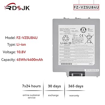 Panasonic - Sota Amazon.com: K KYUER New 10.8V 45Wh FZ-VZSU84U Battery