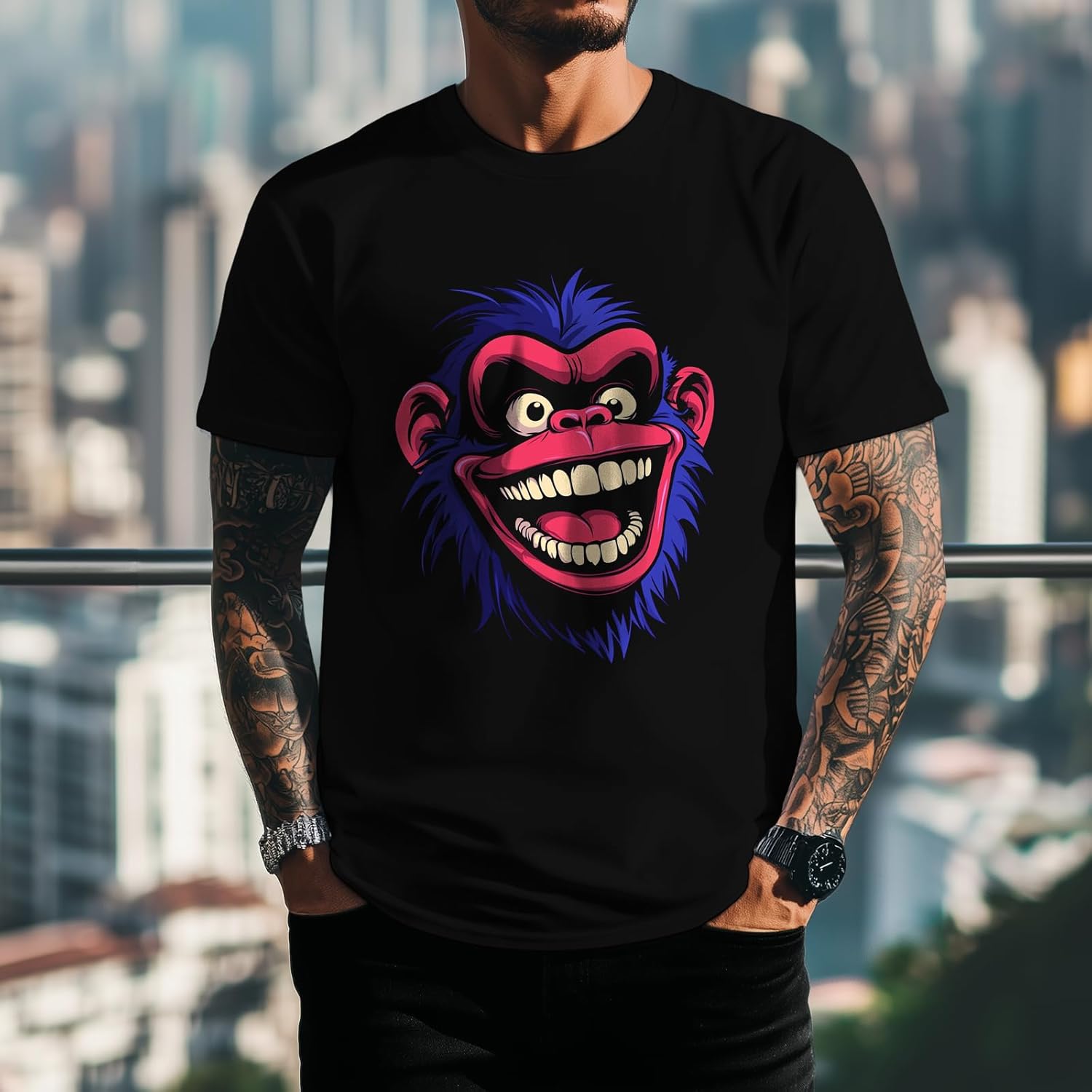 Graphic T-Shirts for Men Short Sleeve Cotton Casual Erater Shirt Big and Tall Lightweight Summer Tops - Image 2