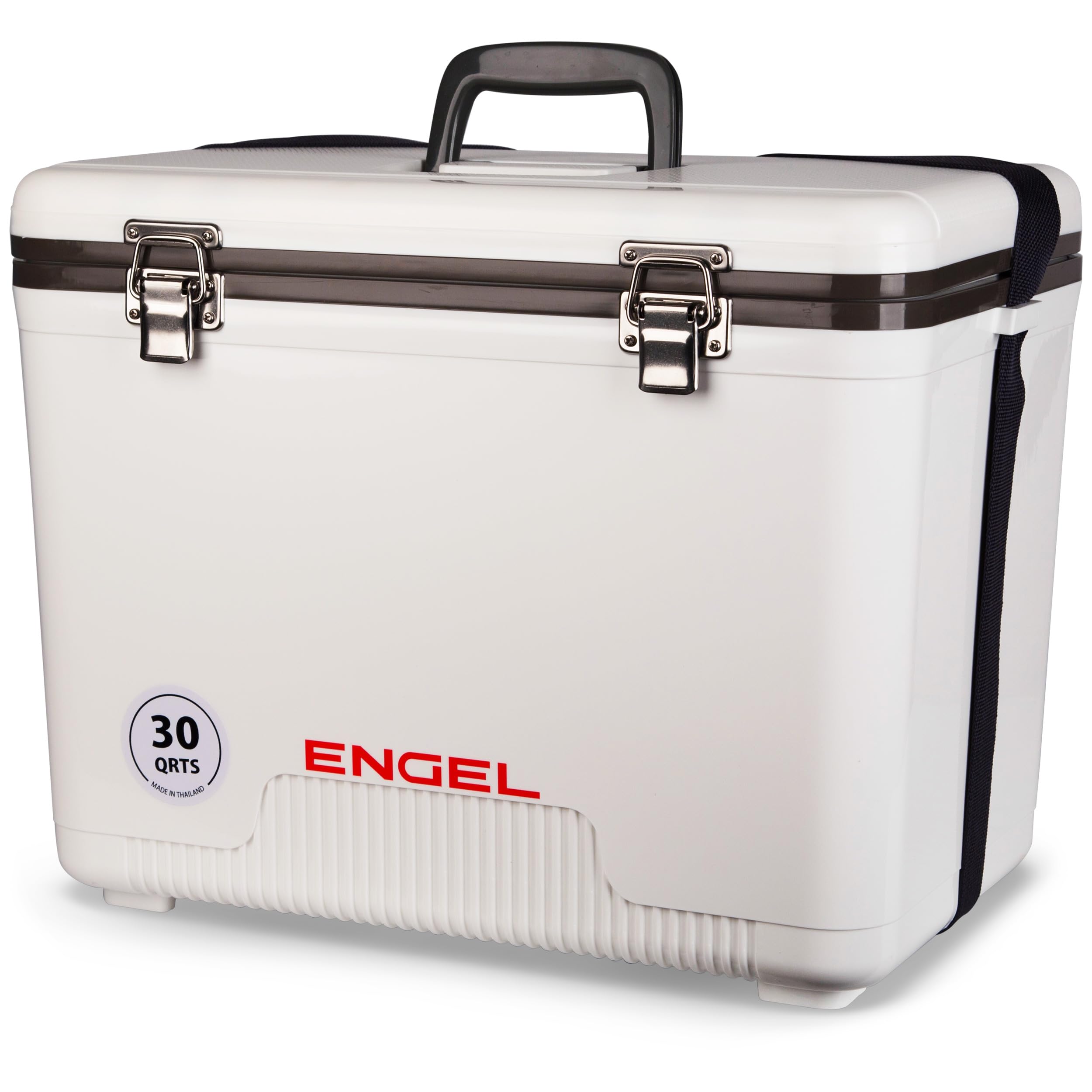 ENGEL Kühlbox 30qt (28,4 Liter) Auslaufsicher, Luftdicht, Tragbare, Kleine Kühlbox für Camping, Picknick, Wandern, Festival - Eisbox Ohne Strom für Männer & Frauen, 48,3 x 31,7 x 36,8 cm