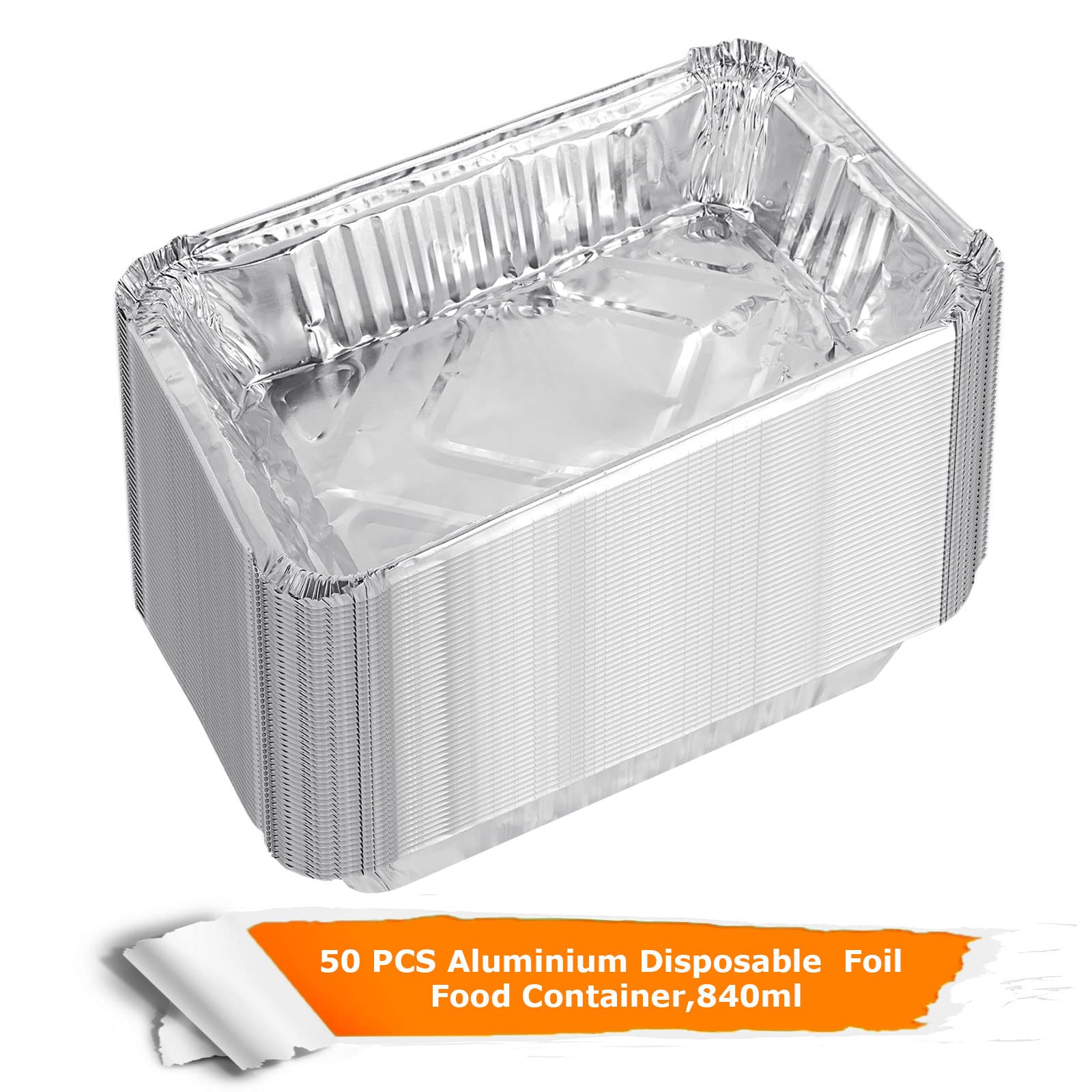 Notwoe 40 Stück Aluschalen Grill,Grillschalen Aluminium 2250ml/1100ml