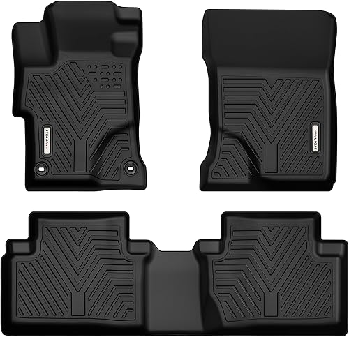 YITAMOTOR Alfombrillas compatibles con Honda Civic 2012-2015, color negro, ajuste personalizado, para todo tipo de clima, juego de revestimientos de