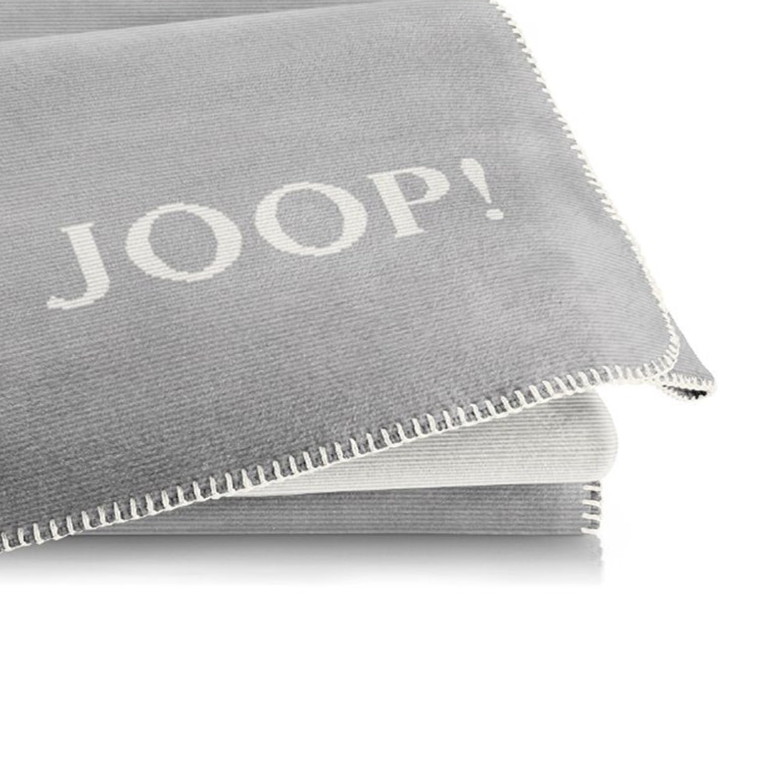JOOP! Plaid / Decke MELANGE Doubleface Mintgrün-Grau 150 x 200 cm, 99,00