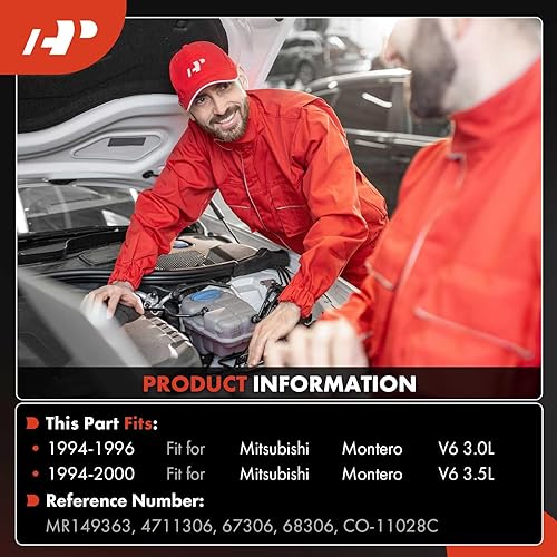 Miniatura 2 de A-Premium Compresor AC con embrague compatible con Mitsubishi Montero 3.0L 3.5L 1994-2000